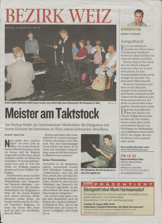 MEISTER AM TAKTSTOCK